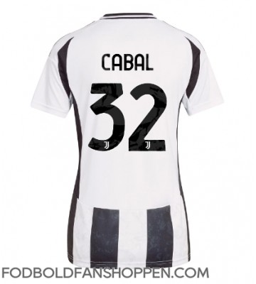 Juventus Juan Cabal #32 Hjemmebanetrøje Dame 2024-25 Kortærmet